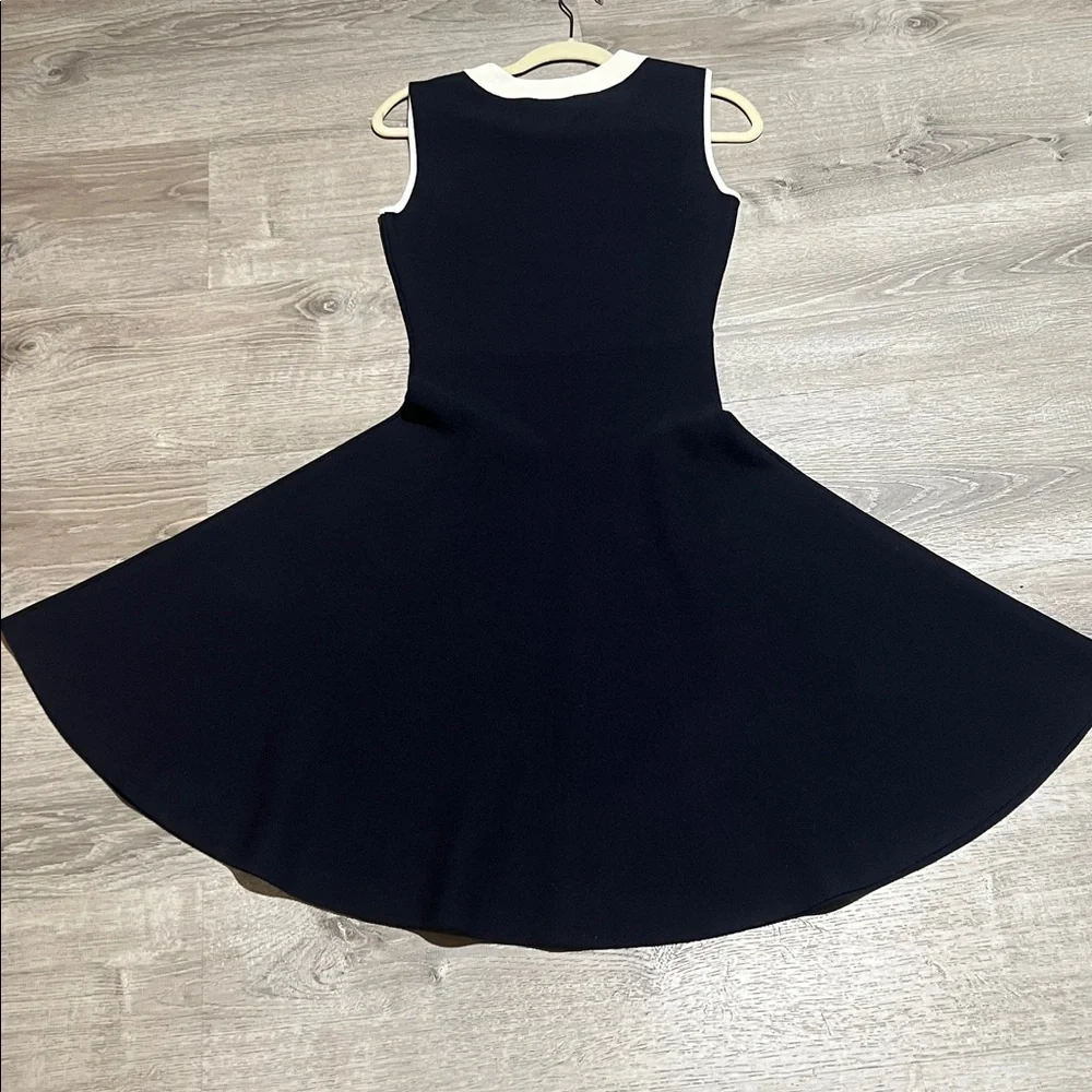 Kate Spade Knit Fit N’ Flare Navy Dress - Picture 7 of 10